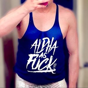 Bodybuilders string tank Alpha AF